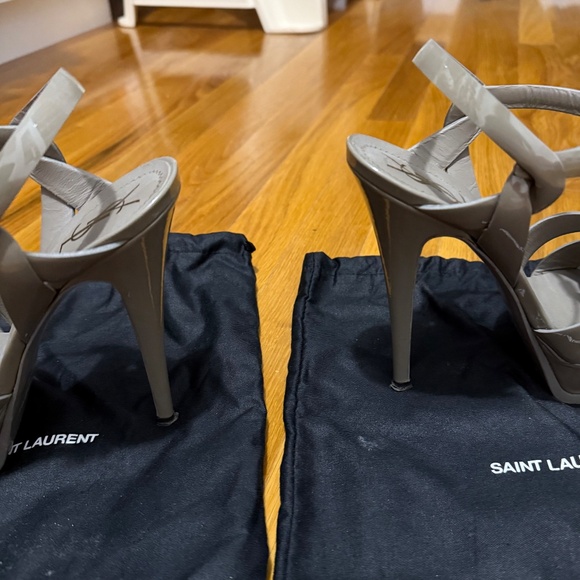 YSL - SAINT LAURENT Women's Tribute Platform Sandals - Picture 8 of 12